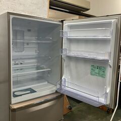 【MITSUBISHI】 三菱 3ドア 冷凍冷蔵庫 容量335L 冷凍室81L 冷蔵庫254L MR-C34Z-P1 2016年製 J0797の画像