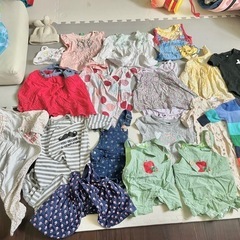 tocca、GAP、はらぺこ青虫、ディズニー等、ロンパース含む衣類