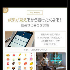 NEXGIM フィットネスバイクの画像