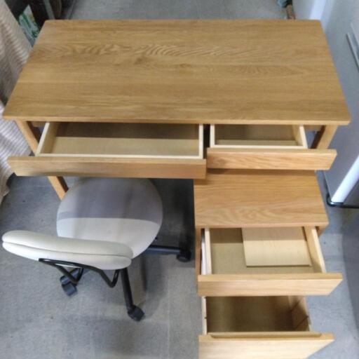 無印良品 学習机 デスク セット 【現地引取希望】 （中学生の
