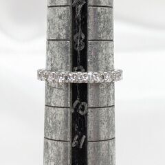 【STAR JEWELRY】PT950 D1.00 フルエタニティ―リング 9号☆Ａ品☆質屋 ユニオン本通店 スタージュエリー フルサークルの画像