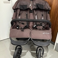 6月下旬から再掲　エアバギーココダブル　双子ベビーカー　ブラウン
