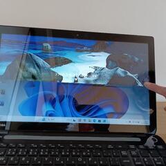 東芝ノートパソコン( タッチパネル)の画像