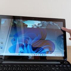 東芝ノートパソコン( タッチパネル)の画像