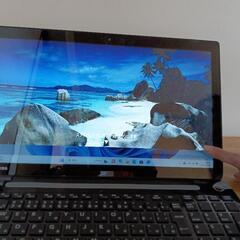 東芝ノートパソコン( タッチパネル)の画像