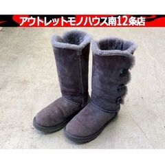UGG ムートンブーツ F19010D ボタン装飾 ロングブーツ...