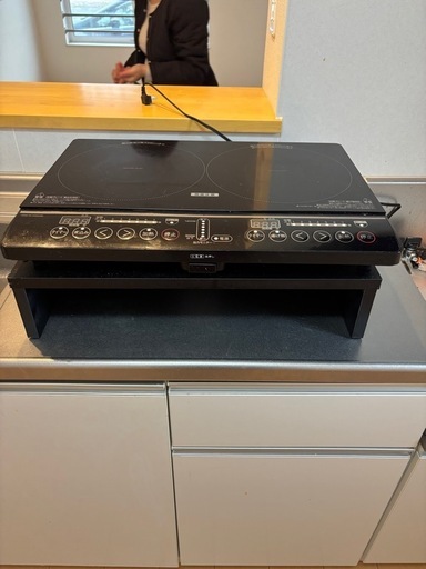 IH調理器　2口　YEM-W1456(B)