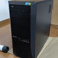 すぐ使えるガレリアゲーミングPC/CPU i7/メモリ32GB/Valorant、フォートナイトにも/全国配送可能の画像