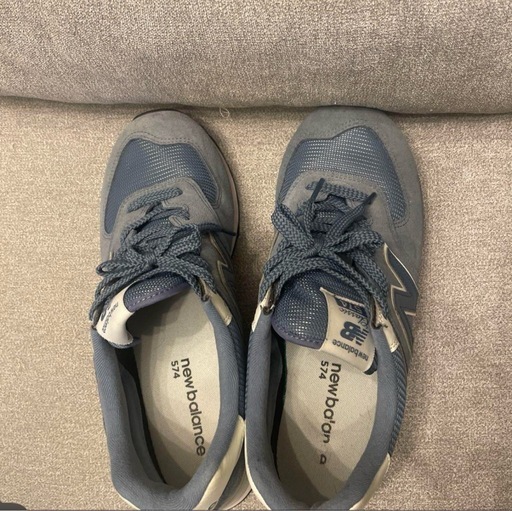 New Balance 574 ダークブルー スニーカー　28cm