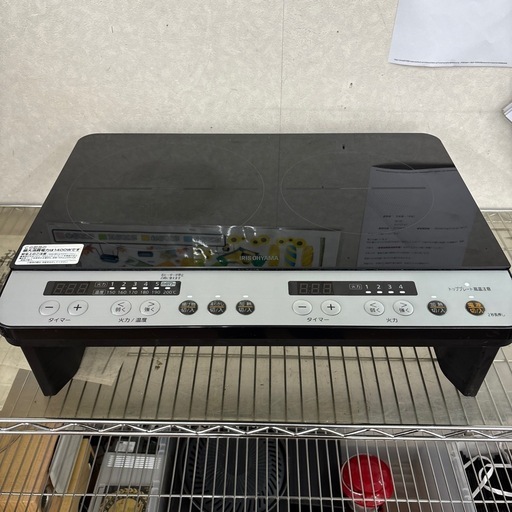 ☆ジモティー割引有☆アイリス/IHクッキングヒーター/IHK-W12SSP/2023年製