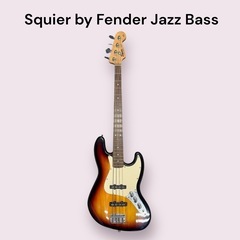 Squier by Fender jazz bass スクワイヤ...