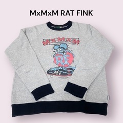 【美品】MxMxM RAT FINK 限定コラボ スウェット Mサイズ