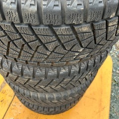 アルミホイールタイヤ付きブリザック 255/50R19 ブラックホイール 4本 