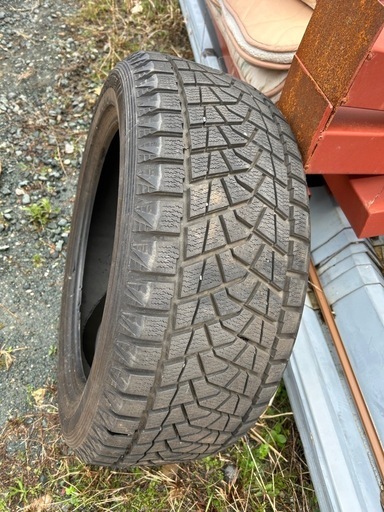 アルミホイールタイヤ付きブリザック 255/50R19 ブラックホイール 4本