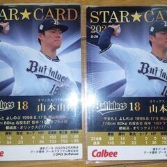Calbee プロ野球チップス 2023 金箔サイン入り 山本由伸 オリックスの画像