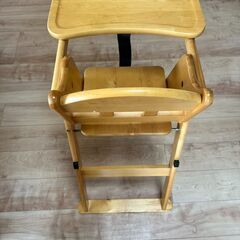 幼児用食事椅子 （澤田木工所製）の画像