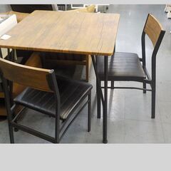 ID598911　食卓3点セット　シール痕あり