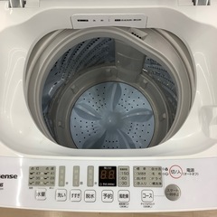 【1年保証付き】ハイセンス2023年製6.0kg洗濯機のご紹介です【トレファク東大阪箕輪店】の画像