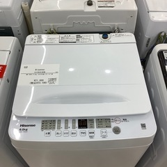 【1年保証付き】ハイセンス2023年製6.0kg洗濯機のご紹介です【トレファク東大阪箕輪店】の画像