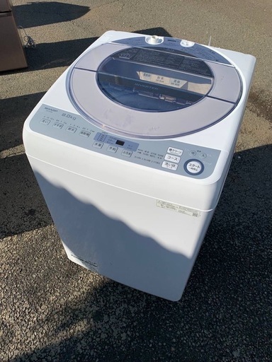 ♦️ SHARP 全自動洗濯機【2020年製】ES-GV8D-S