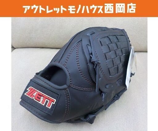 新品！ZETT/ゼット 軟式用 野球グローブ BDG3511 オールラウンドモデル 右投用 ブラック 黒　西岡店