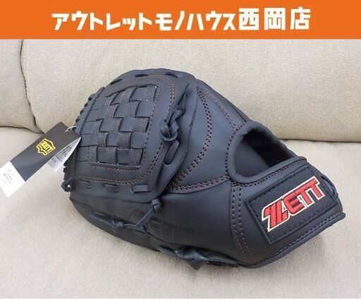 新品！※左投用※ ZETT/ゼット 軟式用 野球グローブ BDG3511 オールラウンドモデル  ブラック 黒　西岡店