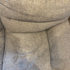 ニトリ　　2人掛け布張りソファーの画像