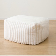 未使用品　ニトリのビーズソファカバーの画像