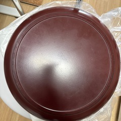差し上げます！丸いお盆の画像