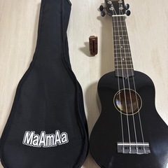 MaAmAaウクレレ黒　KORGチューナー　セット