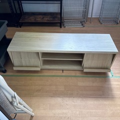 テレビボード　ローボード　ライトブラウン　中古