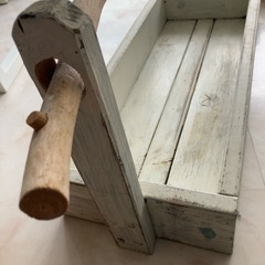 トッテは流木を使った糸島の工房で購入した木のボックスの画像