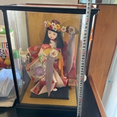 ケース付日本人形の画像