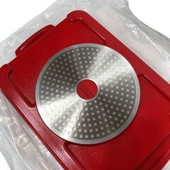 25R091 ジ2 未使用品 IRIS OHYAMA アイリスオーヤマ ヘルシーロースター CHR-2721 IH対応 レッドの画像