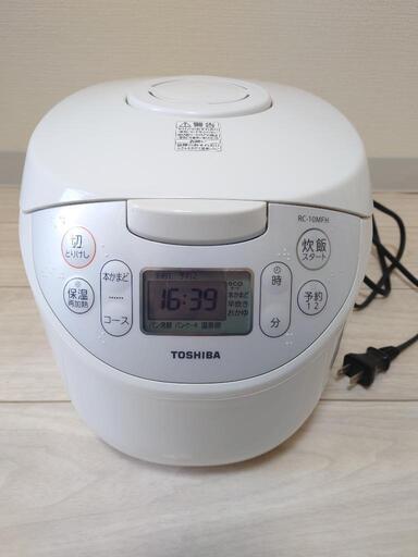 【決まりました】東芝ジャー炊飯器 5.5合炊き RC-10MFH 2016年製
