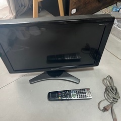 SHARP lc-20e7 テレビ 20インチ