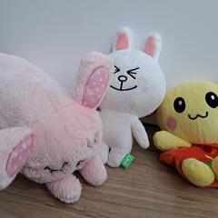 ぬいぐるみ3体