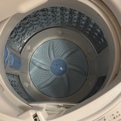 東芝 全自動洗濯機 5kg グランホワイト AW-5G6 Wの画像