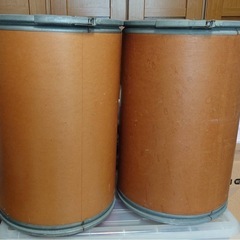 ファイバードラム　ドラム缶　2個セットの画像