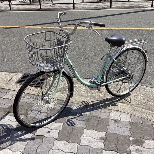 ♪ジモティー特価♪ＢＡＡ規格　自動点灯ＬＥＤオートライト付き2６型ファミリーサイクル　中古自転車