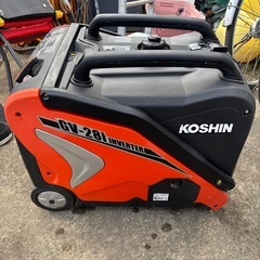 引取限定】工進 インバーター発電機 2.8kVA 中古品 GV-28i-AAA-2