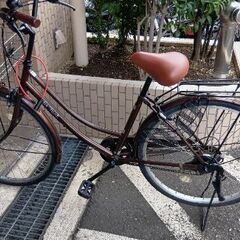 早い者勝ち！価格相談のります　状態良好　外装6段切換付き自転車　切換　切替　外装6段　切換付　切替付の画像