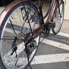 早い者勝ち！価格相談のります　状態良好　外装6段切換付き自転車　切換　切替　外装6段　切換付　切替付の画像