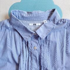 サイズМ　ユニクロ　ロングシャツ　シャツワンピースの画像