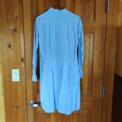 サイズМ　ユニクロ　ロングシャツ　シャツワンピースの画像