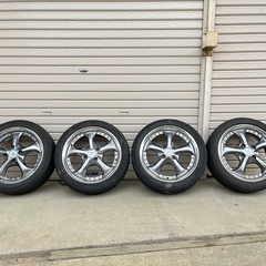 軽車両　アルミホイール＋タイヤ　4本セット