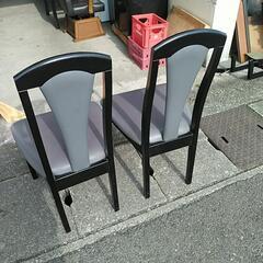 木製椅子2脚セット　ダイニングチェアの画像