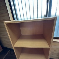 ‼️決定しました‼️無料　2段ボックス　整理棚の画像