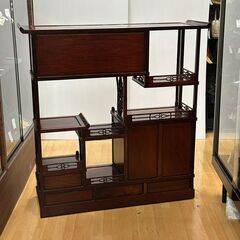 【リサイクル市場エコ伊川谷】茶棚 飾り棚 サイドボード 和家具 座敷 【取りに来られる方限定】【軽トラック貸し出し90分無料】の画像