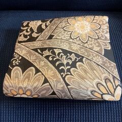 中古「袋帯　フォーマル　黒×金」